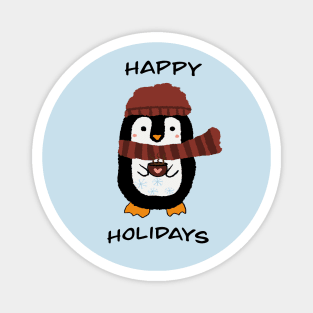 Happy Holidays, Penguin. Magnet